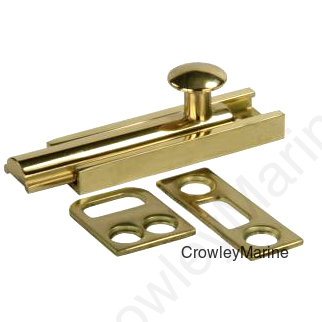 3' SURFACE BOLT  BRASS