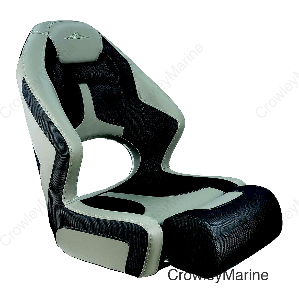 Springfield Marine 1043260 Deluxe Sport Flip-Up II, Charcoal and Light Gray