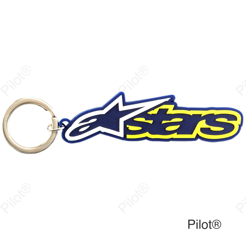 Key Fob - Blaze - Blue/Yellow