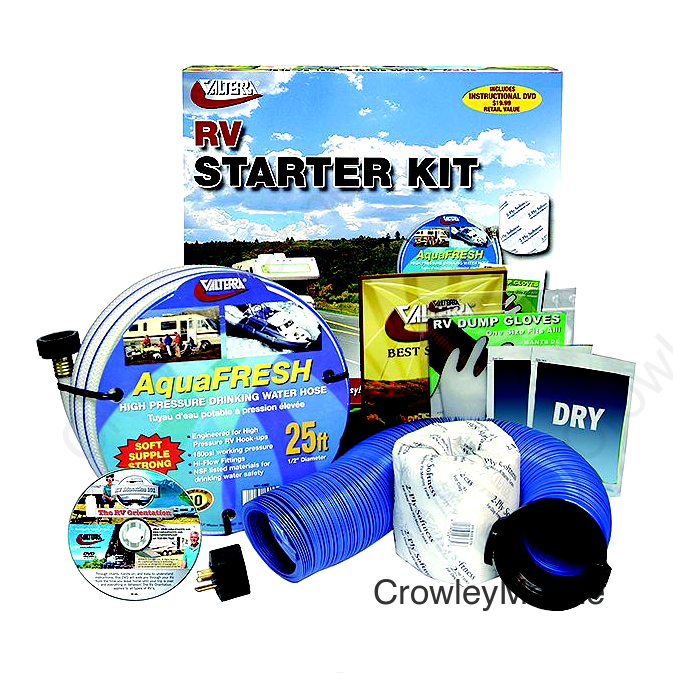 Valterra Rv Accessory Standard Starter Kit w/Pure Power & DVD