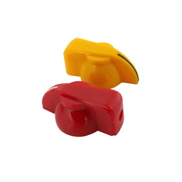 Haltech Triple Switch Panel w/Yellow & Red Knobs thumbnail-1