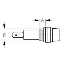 ROUND FUSE HOLDER SPADE TERMINAL thumbnail-1