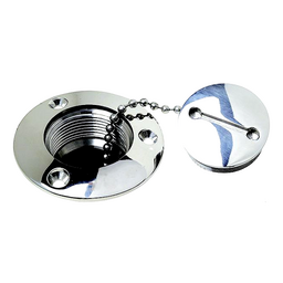 Attwood Deck Fill Replacement Cap For 66406, 66408, 66408C1,  Stainless Steel thumbnail-1