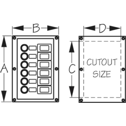 SPLASH GUARD CIRCUIT Breaker Panel (424806-1) thumbnail-0
