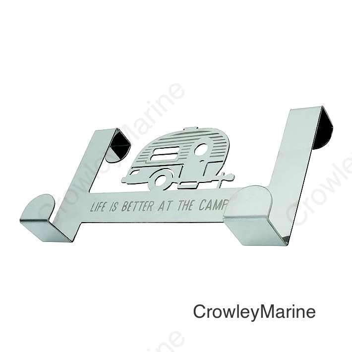 Camco 53381 2-Hook Over The Door Towel Hanger
