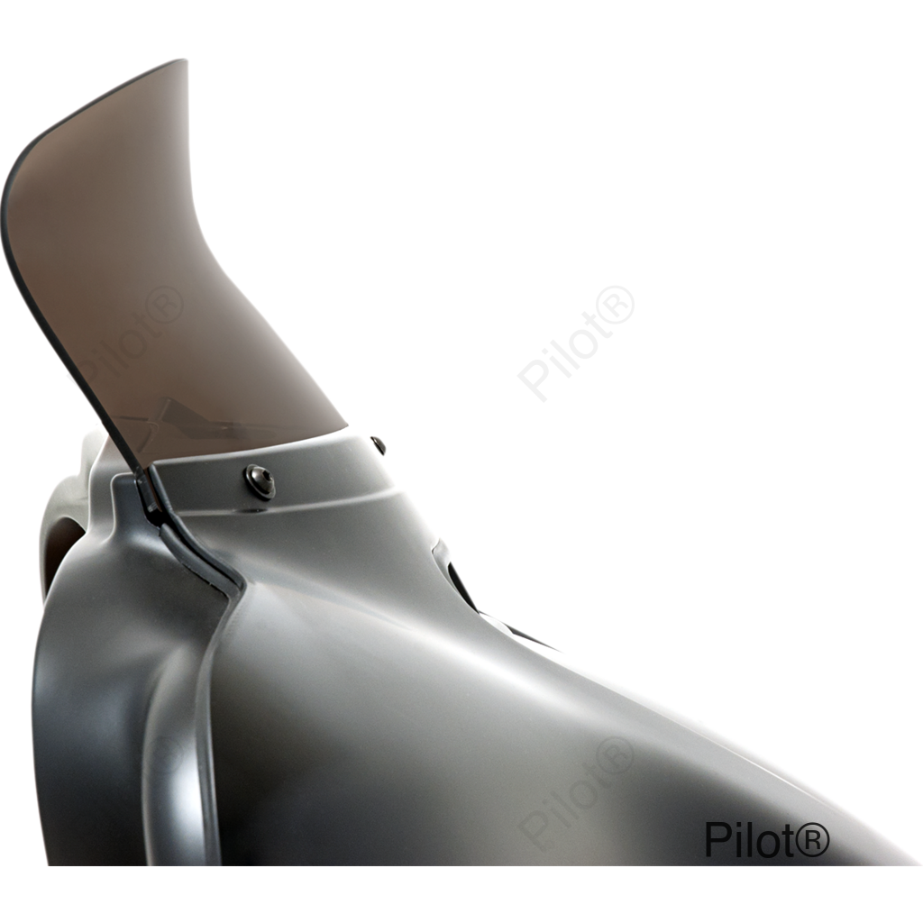 Spoiler Windshield - 6-1/2" - Smoke - FLH