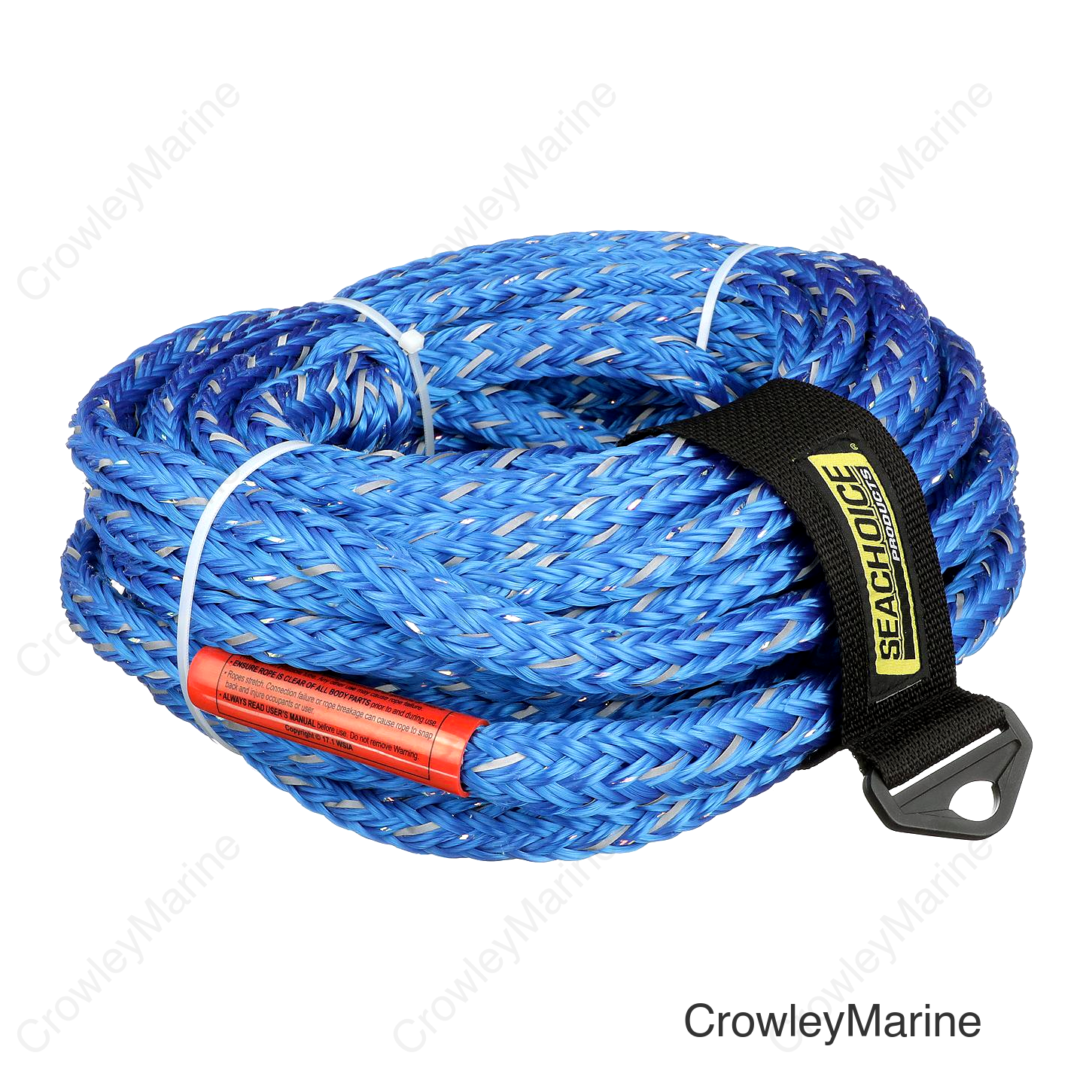 Seachoice Tube Tow Reflective Rope, 60 Ft. Long, Tows Up to 6 Riders