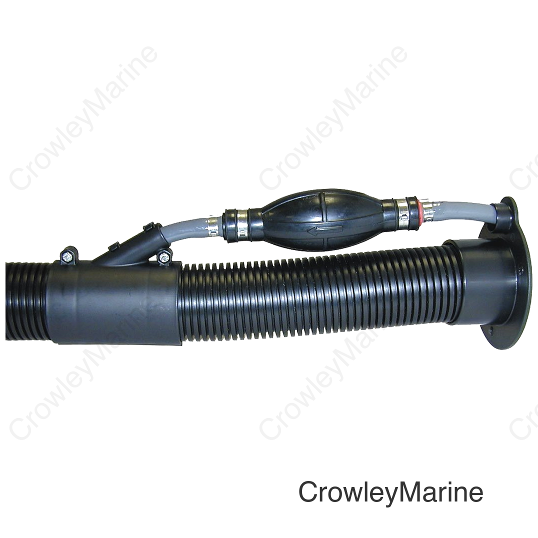 RIGGING FLANGE W-FUEL PORT Black (RFFHP-1-DP)