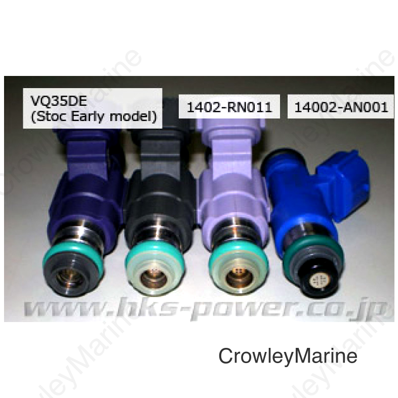 HKS 350z / 370z / G35 / G37 Top Feed High Impedance 545cc Fuel Injector (Only One Injector)
