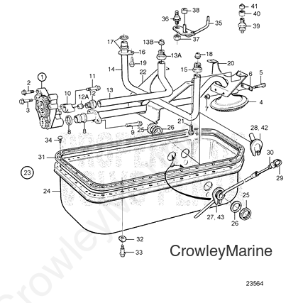 Plastic Rivet - Volvo Penta (943353)