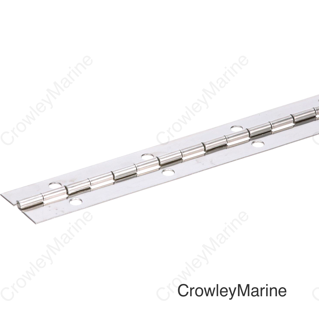 Seachoice Continuous Hinge, 304 Stainless Steel, 72 in. Long, 1-1/2 in. Wide