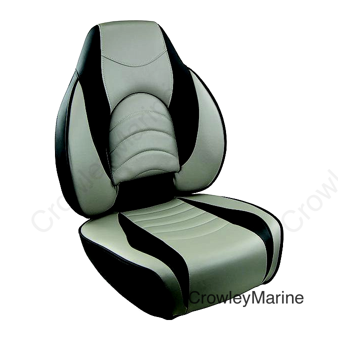 Springfield 10416341 Fish Pro High Back Seat, Charcoal/Gray