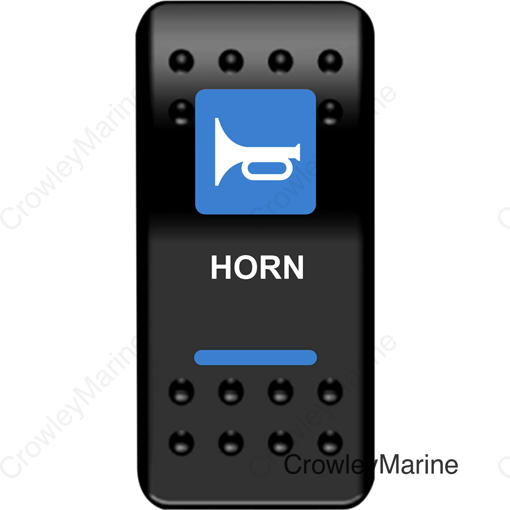 SWITCH ROCKER HORN-BLU