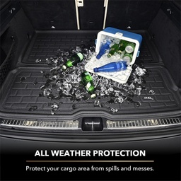 3D MAXpider 2019-2019 Porsche Cayenne Kagu Cargo Liner - Black thumbnail-1