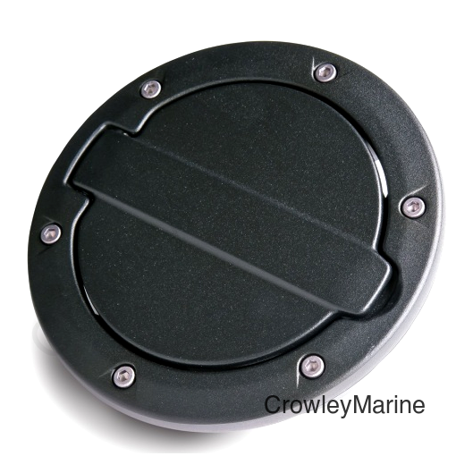 AMP Research 2007-2017 Jeep Wrangler JK 2/4 Door Fuel Door - Black