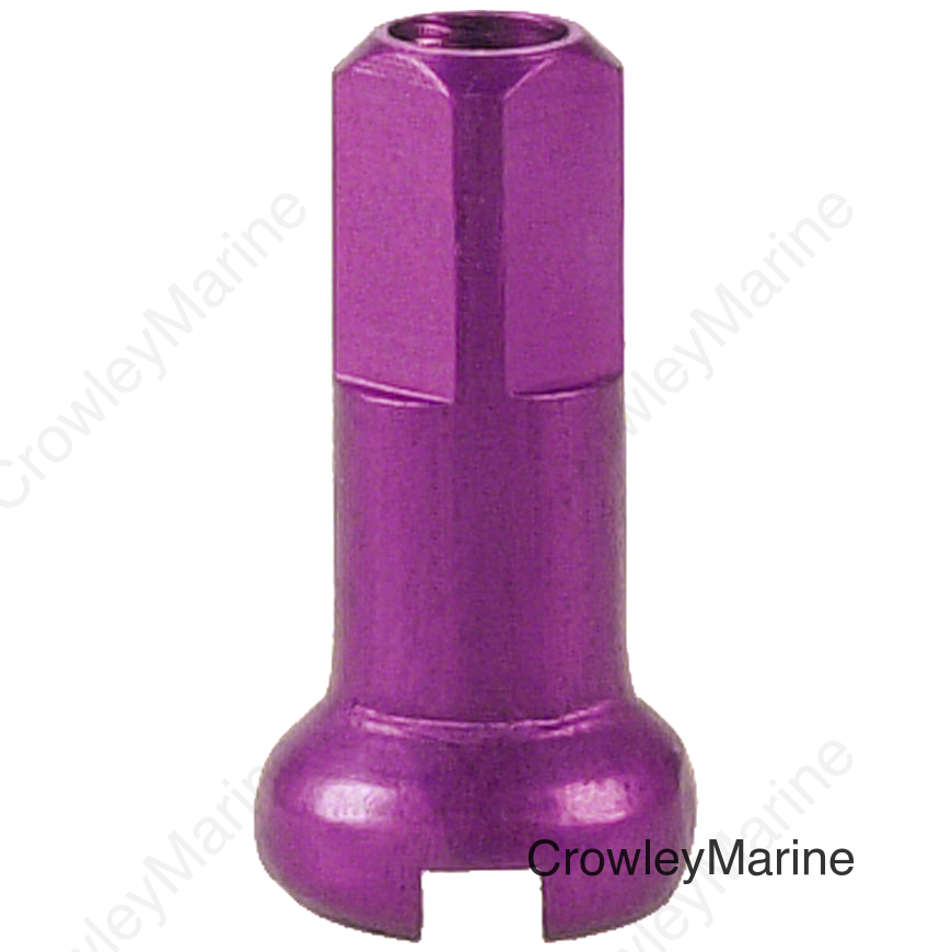 DT Swiss Aluminum Nipple 2.0 x 12mm Purple : *FOR COMPLETE WHEELS BUILT BY WHEELHOUSE *WILL NOT SHIP ON SALES ORDERS*