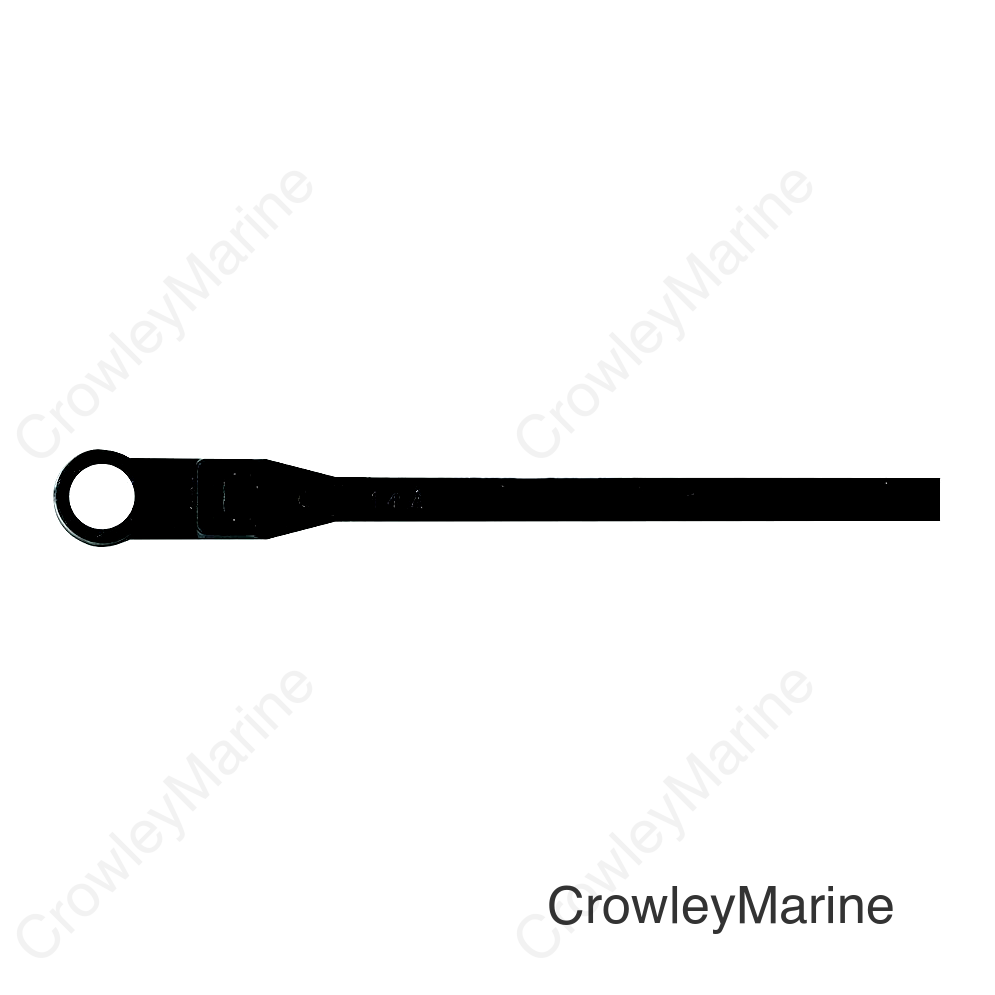 8" Nylon Mounting Cable Tie, 25 Pcs. Black