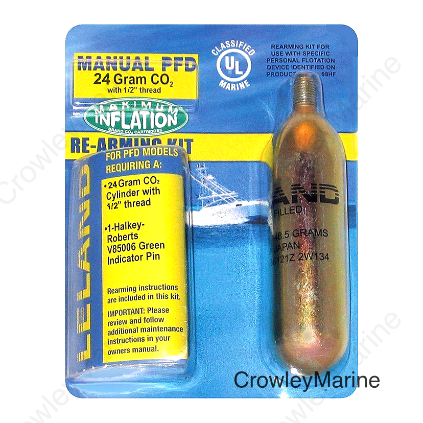 Seachoice 85700 24G Manual Re-Arm Kit For Inlatable Vest 85800/85600