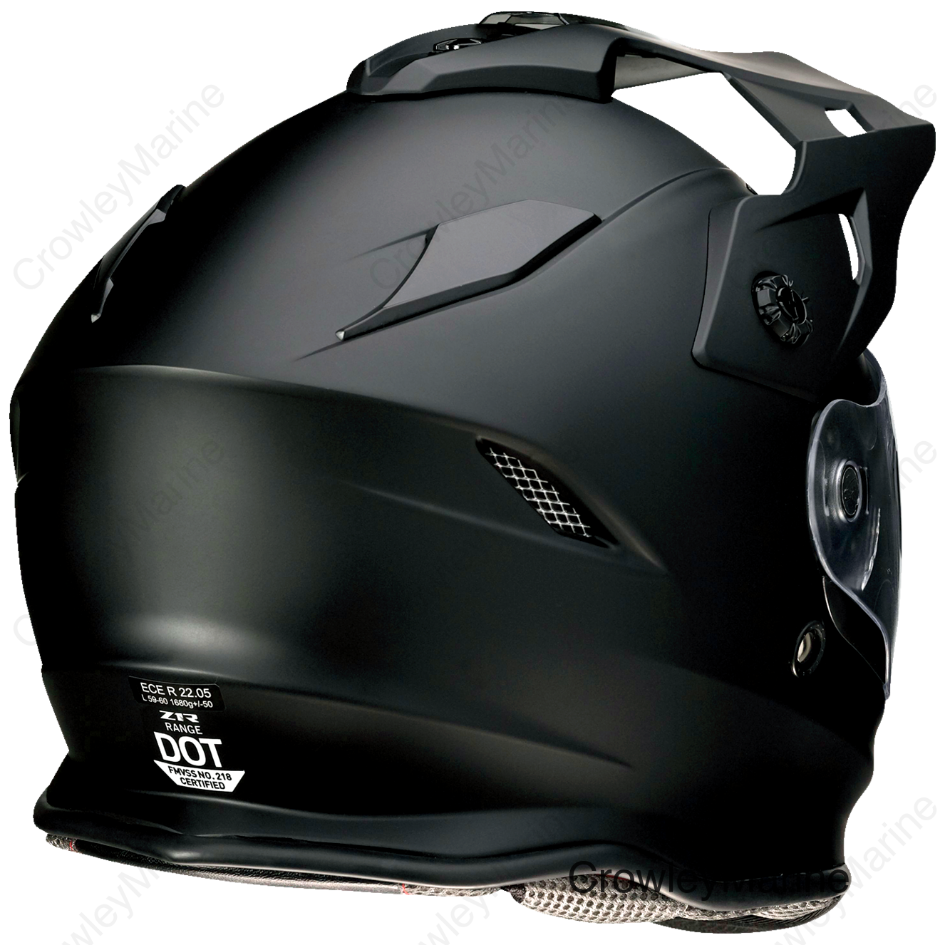 HELMET RANGE FLTBLK SM