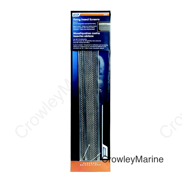 Camco 42148 Flying Insect Screen For Refrigerators with 19-3/4" Louver Openings (except Dometic), 3/pk