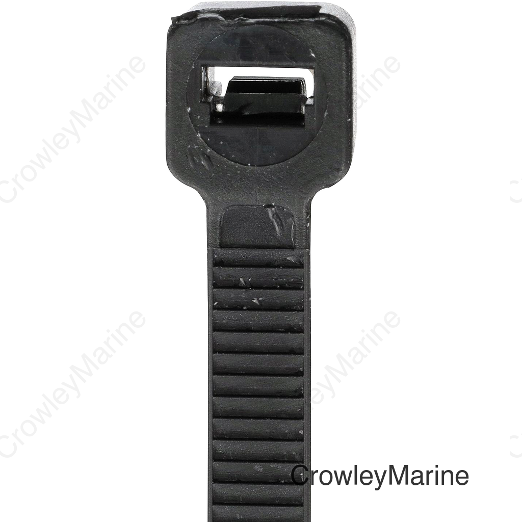 Seachoice Cable Ties, 8 in. Long, 50 Lbs. Max Load, UV Black, Pack of 1,000