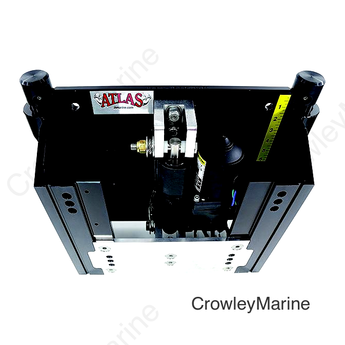T-H Marine Atlas 6" Hydraulic Jack Plate For Outboards Up to 300HP, Black