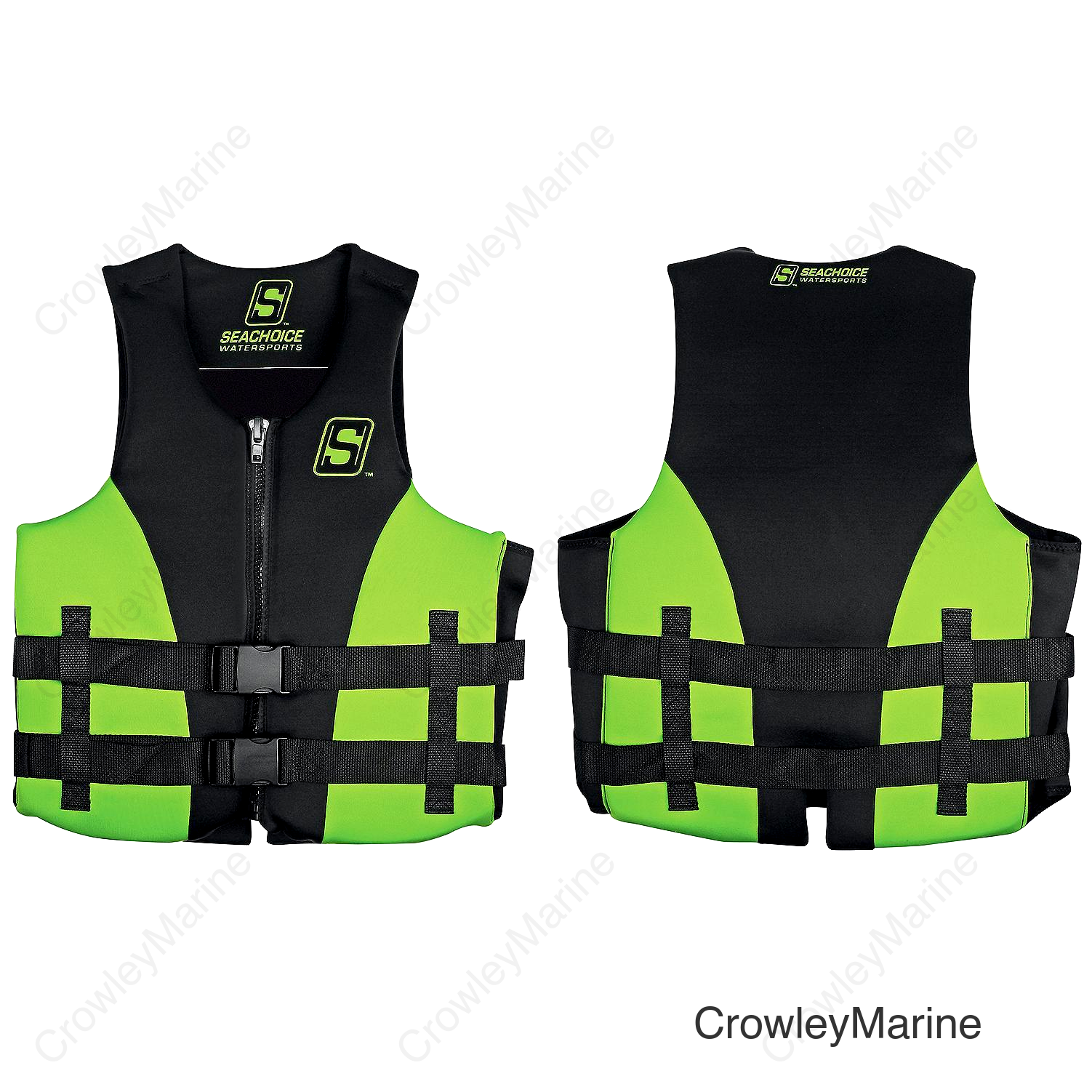 Seachoice Evoprene Multi-Sport Life Jacket - 3XL - Green/Black, Fits Chest 50-56 in, USCG Level 70