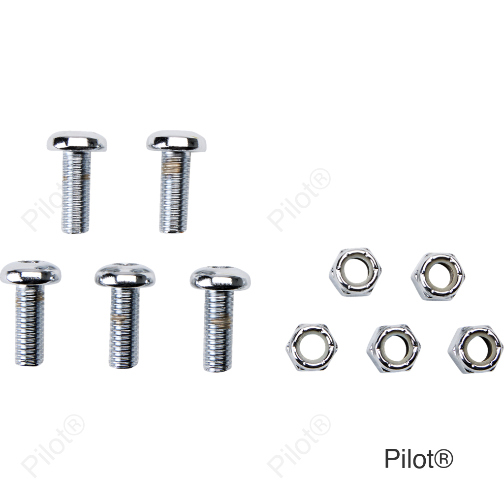 Rotor Bolt Set - Lace - Chrome