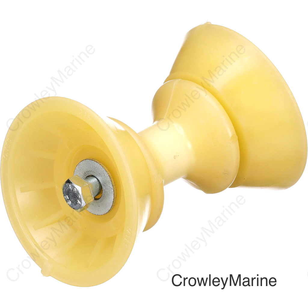 Seachoice Bow Roller w/ Bells, 4 In. TPR, Gold