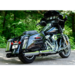 4-1/2" MK45 Performance Mufflers - Black Thruster thumbnail-1