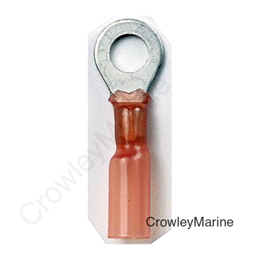Ancor 310503 Marine Grade™ Heat Shrink Ring Terminals, 5/16" Fastener, 22-18 Wire, Red, 3/Pk