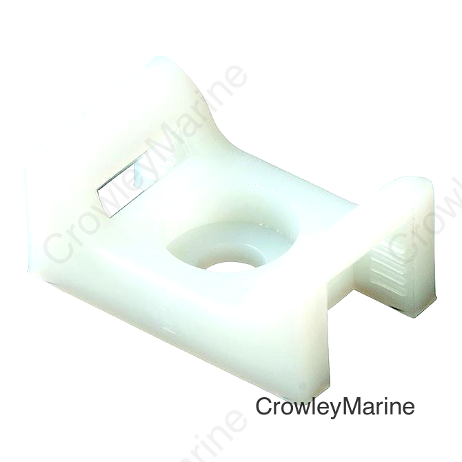 Ancor Cable Tie Screw Mounts, Natural, 25/pk