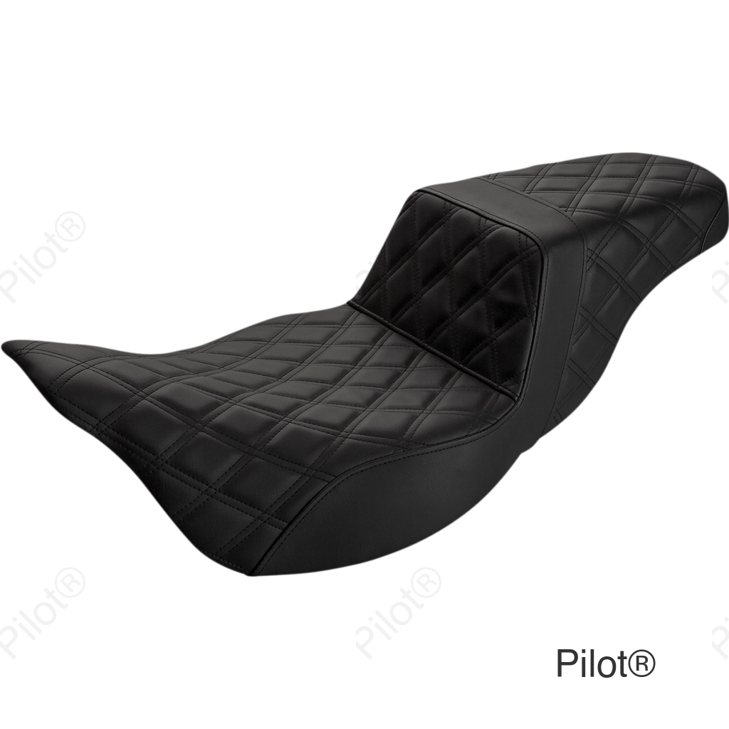 Step-Up Seat - Extended Reach - Full Lattice Stitch - Black - FL '08-'23