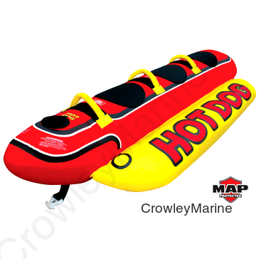 Hot Dog, 3 Rider, 102" x 44"