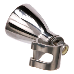Seachoice Large Stainless Steel Turning Knob, Fits Destroyer Wheels, Black Plastic Knob Cap thumbnail-0