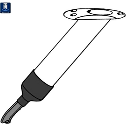 ROD Holder BASE DRAIN CAP-Black (RHBD-1-DP)