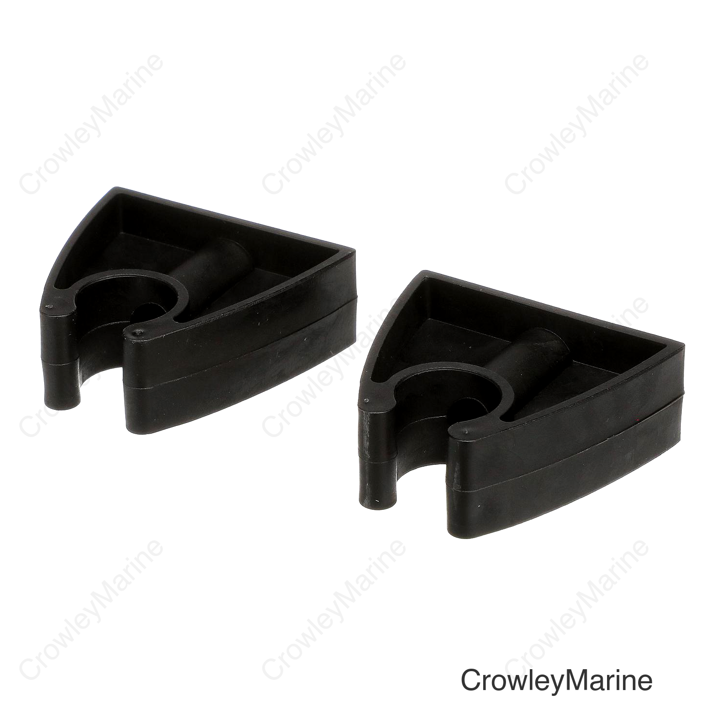 Seachoice Rubber Organizing Storage Clip, Black, Set of 2, One size