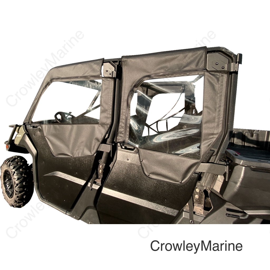 Soft Upper Doors - Black - Can-Am Defender Max