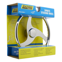 Seachoice 13-1/2 In. Stainless Steel Steering Wheel w/ Knob thumbnail-4