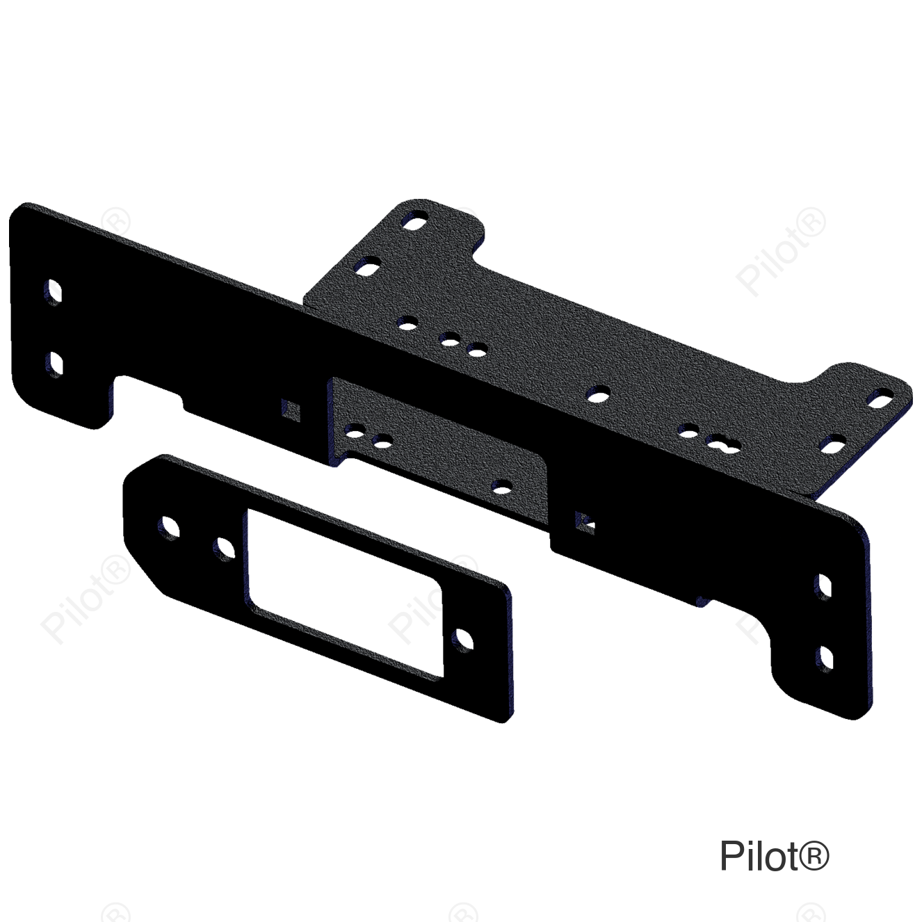 Winch Mount - Kawasaki Mule