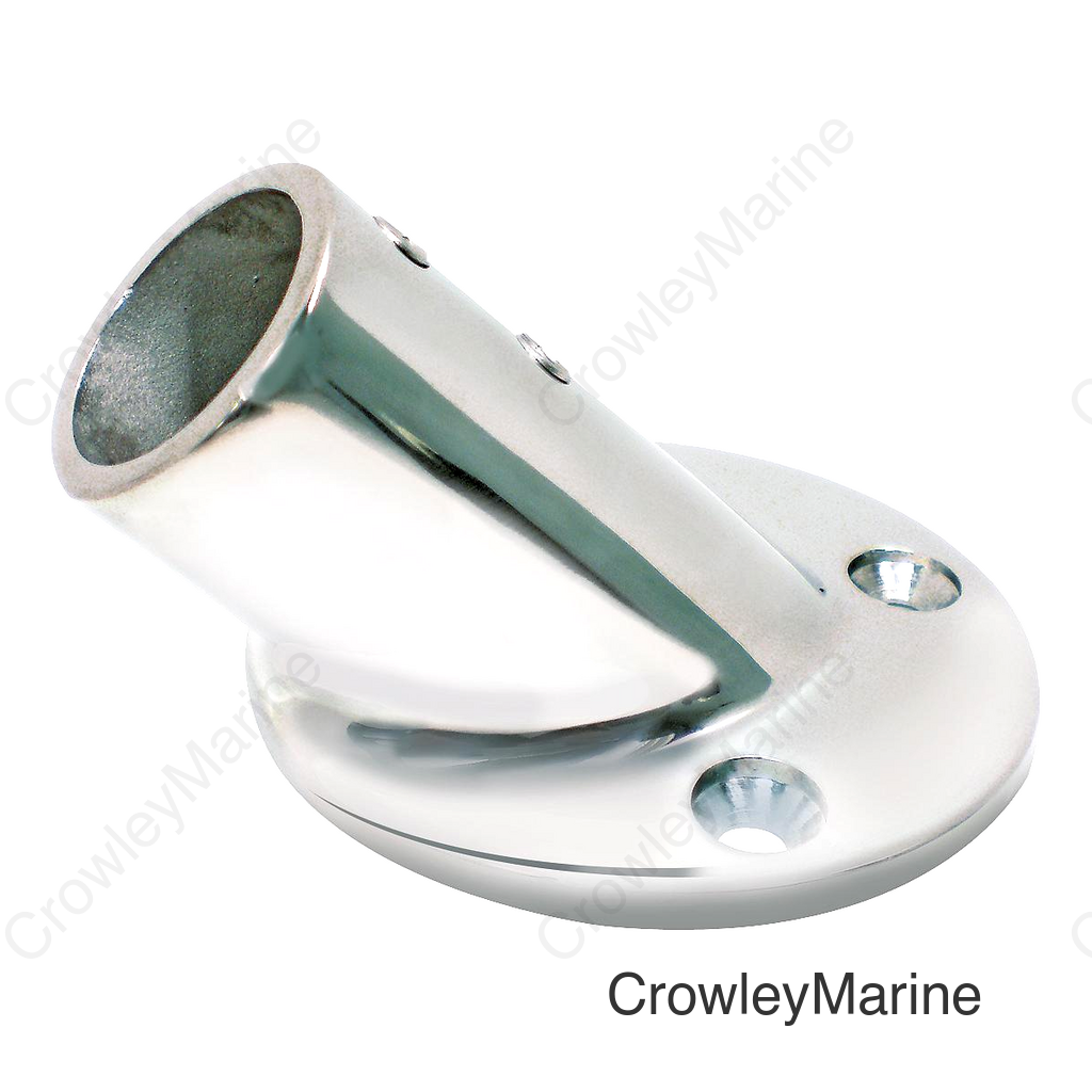 Seachoice Round Base Rail Fitting For 7/8" OD Tubing