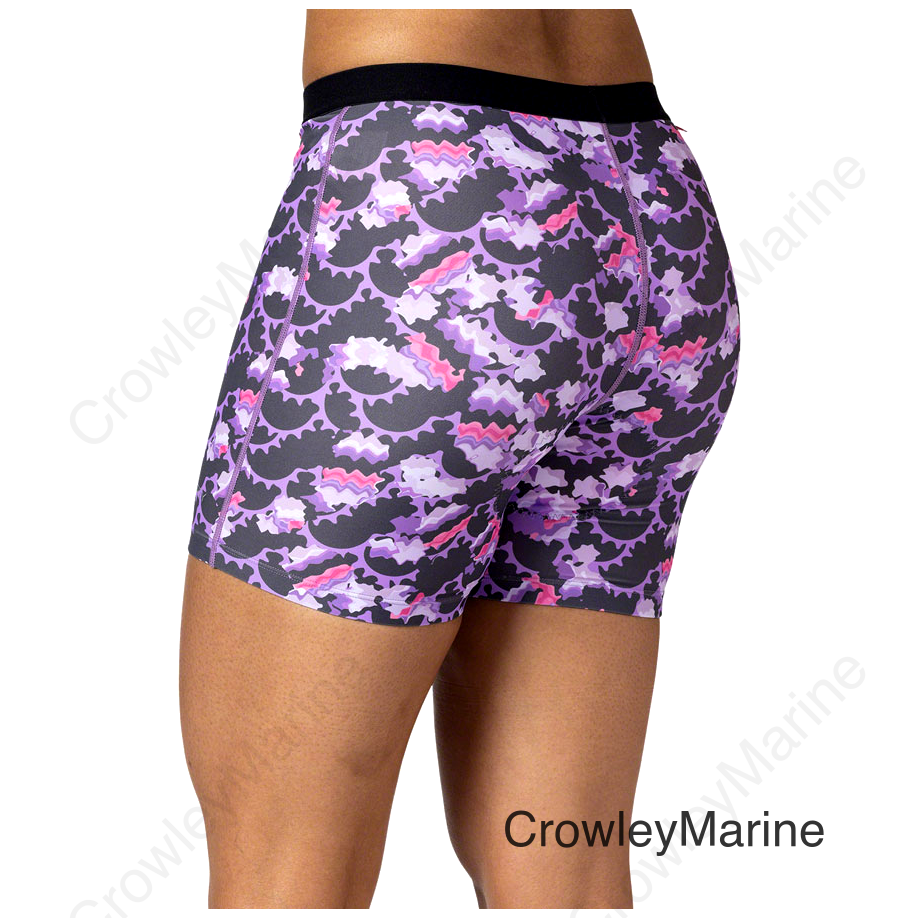 Terry Mixie Liner Shorts - Purple Rings X-Large