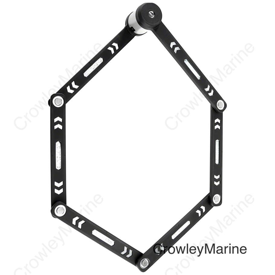 Kryptonite Kryptolok 610 S Folding Lock - 100cm 5mm Black