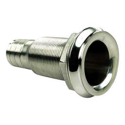 Seachoice Mega-Flow Dripless Thru Hull Fitting, 316 Stainless Steel, Fits 1 in. Hose, 1-1/2 in. Max. Hull thumbnail-7