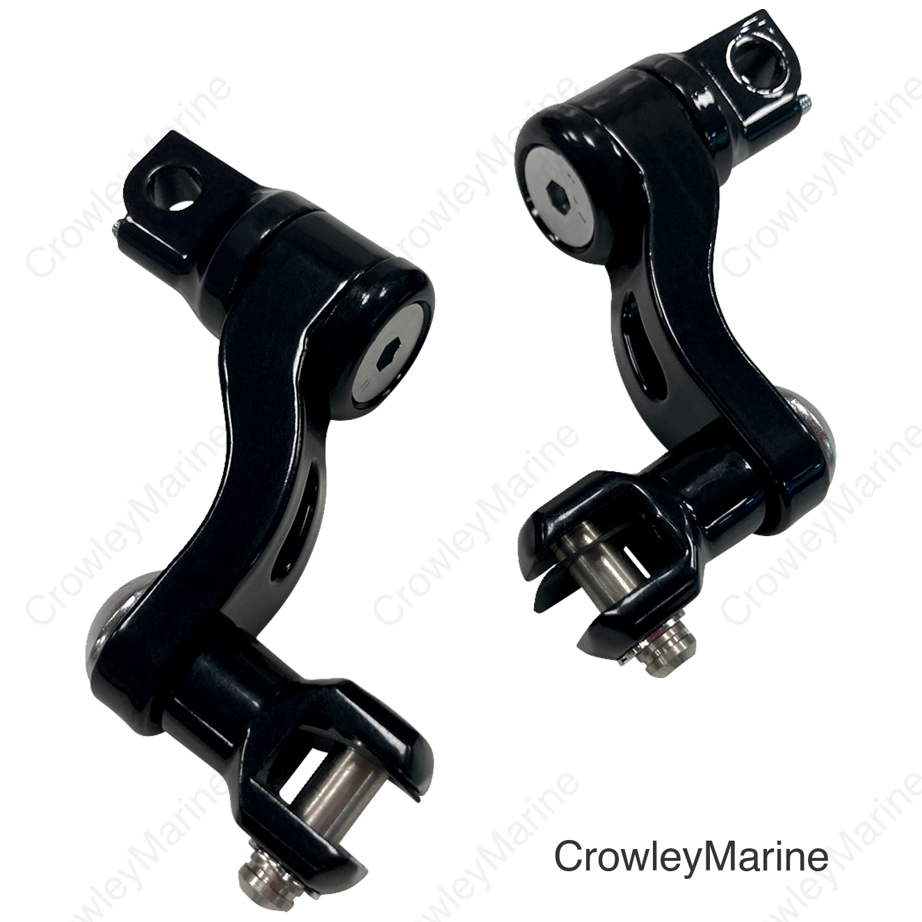 PEG MOUNT ADJUSTABLE PASS.BLK.
