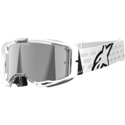Vision 8 Goggle - Corp - White - Silver Mirror thumbnail-0