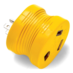 Camco Electrical Adapter, 15A Male, 30A Female, Bulk