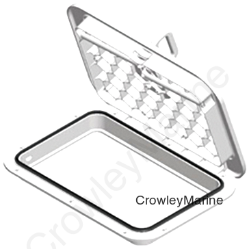 DECK HATCH LATCHING WH 10"x14"