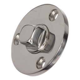 Seachoice Garboard Drain Plug, Stainless Steel, Fits 1/2 In. Pipe, Includes Flange and Plug thumbnail-2