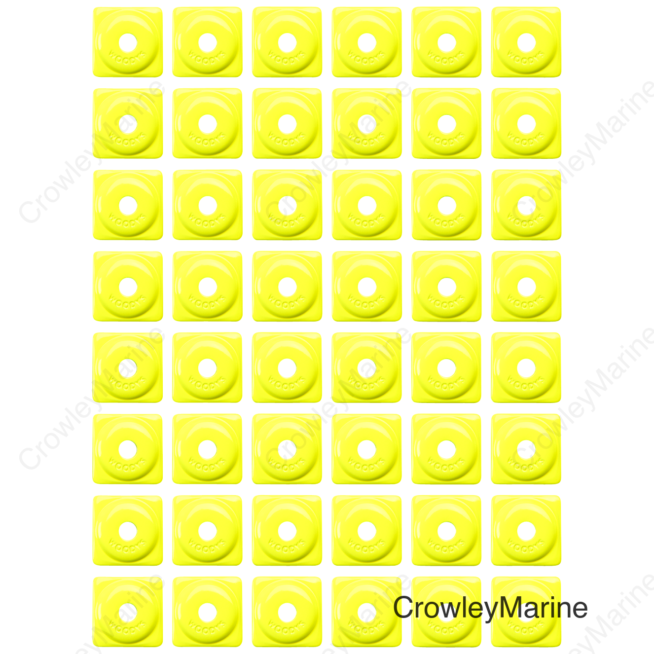 Support Plates - Hi Vis - 5/16" - 48 Pack
